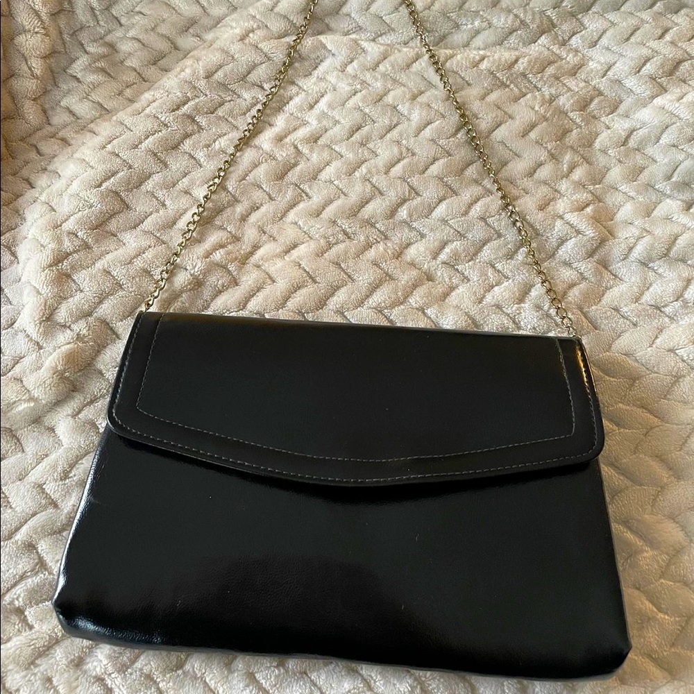Vintage Black Clutch